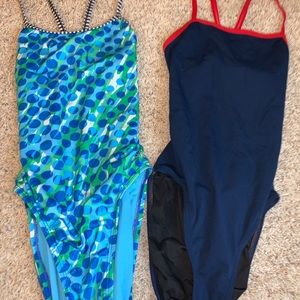 2 one piece swimsuits